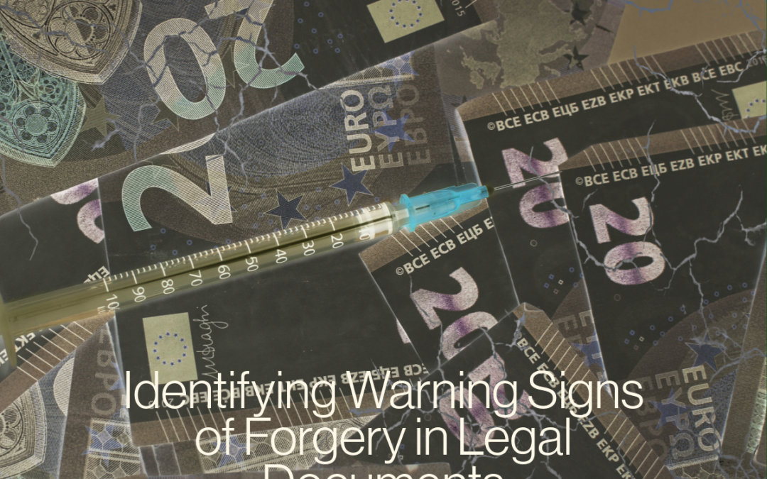 5 Warning Signs of Forgery in Legal Documents You Shouldn’t Ignore